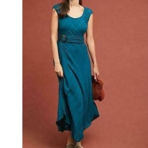 Asymmetrical Green Dress from Anthro